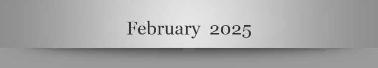 February  2025