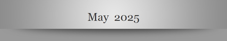 May  2025