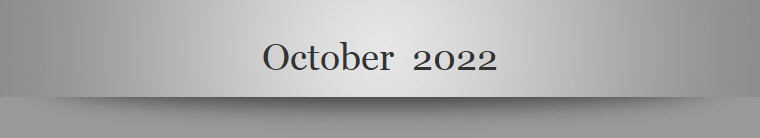 October  2022